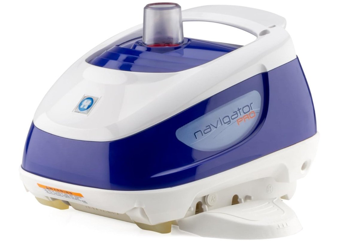 Hayward Navigator Pro Suction Pool Cleaner W3925ADC in blue and white design, ideal for in-ground gunite pools up to 20x40 ft.